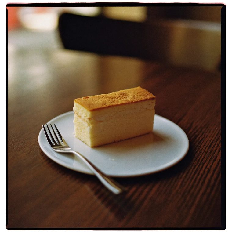 A slice of cake on a plate